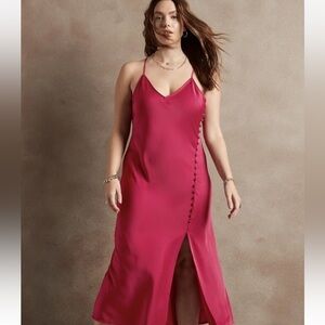 NWT Banana Republic midi slip dress